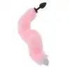 Taboom - Unicorn Tail Buttplug LED. Zjawiskowy korek analny z lisia kitą, ogon zdobiony barwnymi diodami LED, fascynujące doświadczenie analne