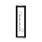Ouch! - Urethral Sounding Dilator. Wytrzymała, teksturowana sonda cewkowa z uchwytem w postaci pierścienia o-ring. 