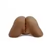 CyberSkin Elite - Jackhammer Multi-Sensation Pussy &amp; Ass Dark. Ekskluzywny, naturalistyczny, podgrzewany duży masturbator z funkcją masażu i wibracji. Autentyczne doznania!