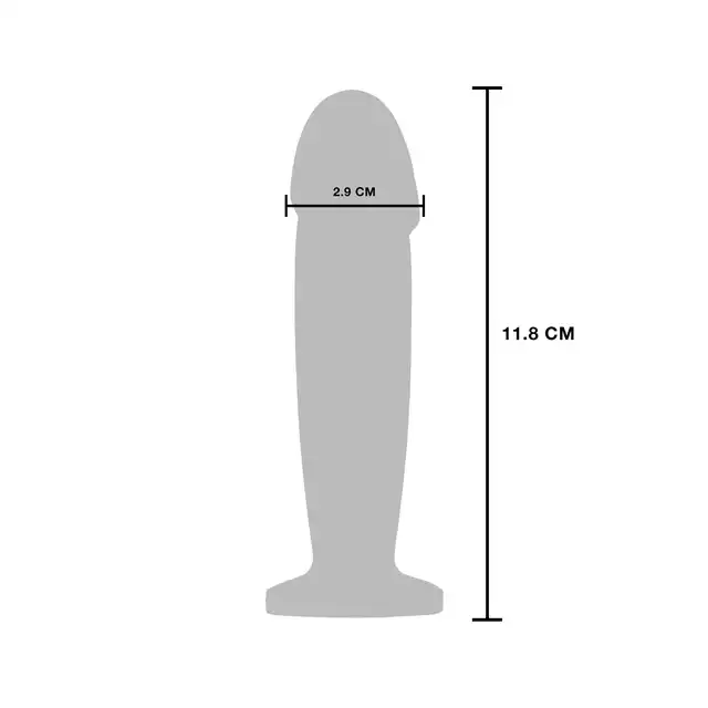 Buttocks -  The Intruder 11,7 cm. Wibrująca wtyczka analna ze stali nierdzewnej. Baw się doznaniami i temperaturą w eleganckim tonie!
