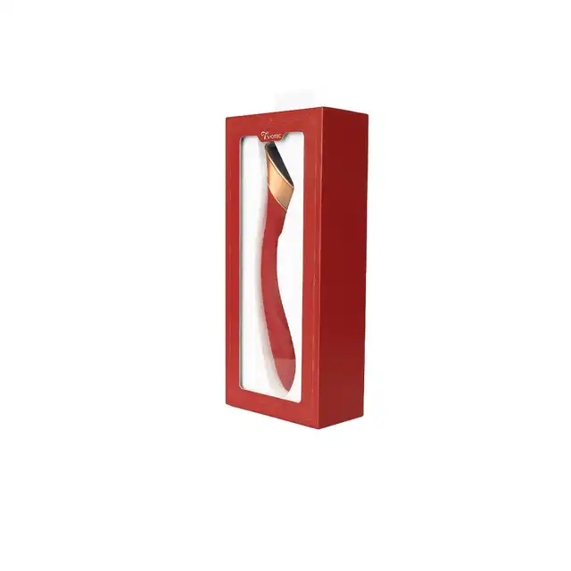 Viotec - Manto G-Spot Massager Red. Wibrator do punktu G z intuicyjnym ekranem LCD, stylowy i jakościowy dodatek do kolekcji