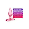 Play With Me – Jolly Plug Pink. Różowa, mała wtyczka analna z szeroką podstawą wykonana z elastycznego, miękkiego TPE