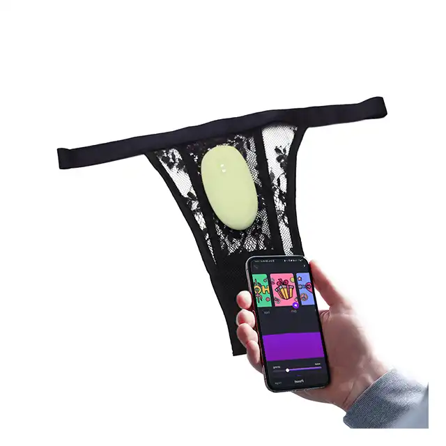 Magic Motion - Nyx Smart Panty Vibrator Green. Wibrująca, zielona, zdalnie sterowana przez aplikację wkładka do majtek z funkcją budzenia. Poznaj niesamowite możliwości!