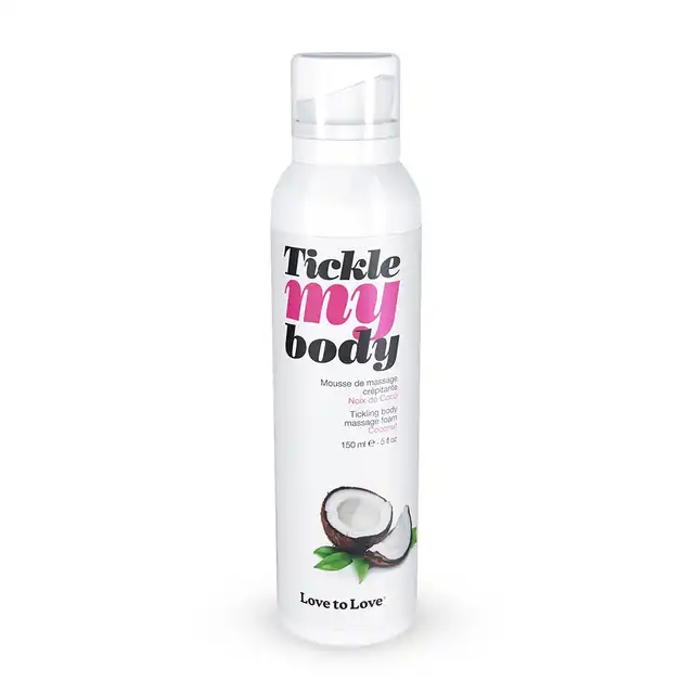 Love To Love - Tickle My Body Massage Foam Coconut. Gęsta pianka do masażu z efektem mrowienia o zapachu egzotycznego kokosa