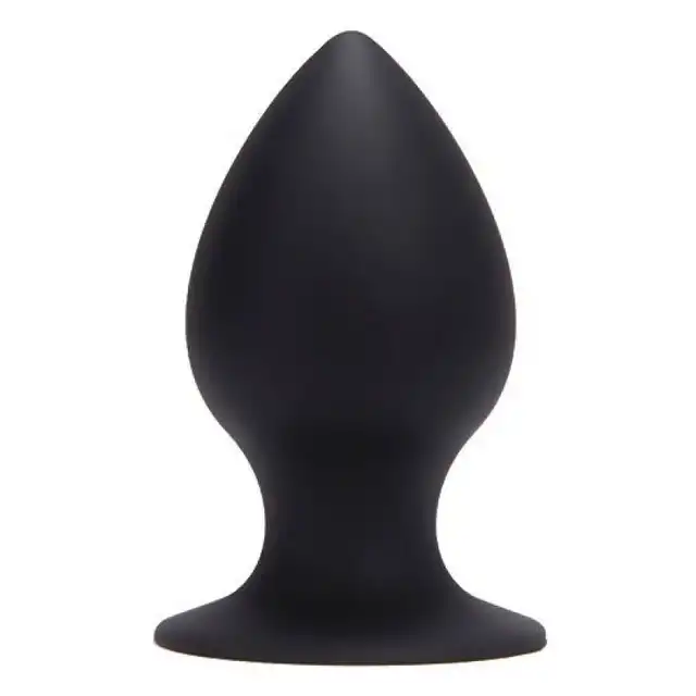 Silicone - Plug my ass XL. Silikonowy korek analny o dużym rozmiarze, okrągły mocno wypełniający anusa kształt