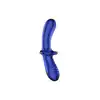 Satisfyer - Double Crystal Light Blue. Dwustronne dildo ze szkła borokrzemowego odpornego na pękanie. Uniwersalne zastosowanie z wykonaniem na najwyższym poziomie