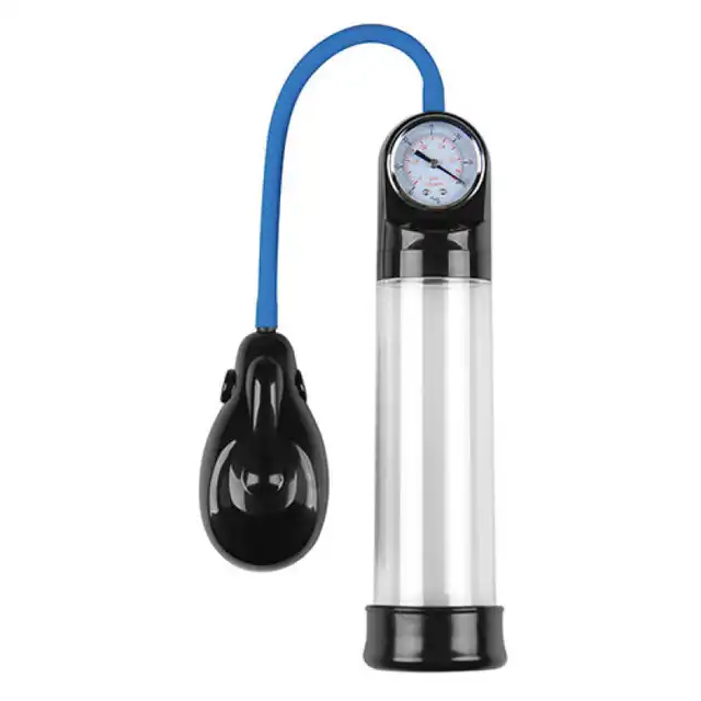 Pump up - Pressure Touch Automatic. Automatyczna pompka do penisa z bezbarwnym cylindrem do obserwacji efektów, skuteczna i prosta w użyciu