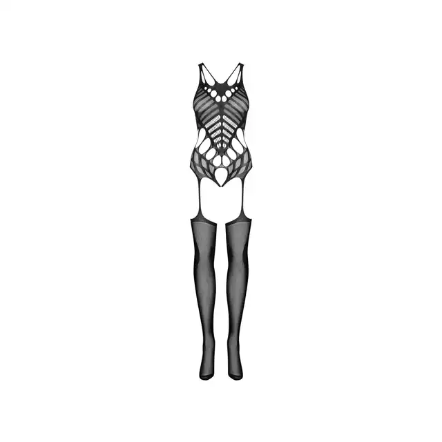 Obsessive - Bodystocking G139 S/M/L. Oryginalny i zmysłowy bodystocking z geometrycznym motywem. 