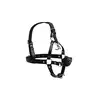 Ouch! - Head Harness with Breathable Ball Gag - harness na głowę z oddychającym kneblem i hakiem na nos