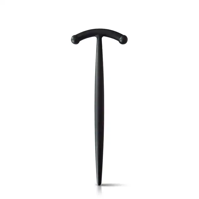 Blue Junker - Penis Stick Taille 2 - dilator z giętkiego silikonu. Czarny 