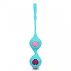 Passion Labs - Vaginal Kegel Set Stella. Turkusowy,  ergonomiczny treningowy zestaw kulek gejszy do ćwiczenia mięśni kegla. Wykonane z wysokiej jakości silikonu. 