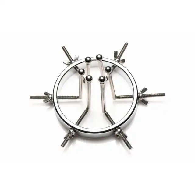 Master Series - Oculus Stainless Steel Anal Explorer. Ekstremalny wziernik analny ze stali nierdzewnej o max. rozwarciu 10 cm. Mocne doznania!