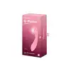 Satisfyer - G-Force Pink. Silikonowy wibrator do stymulacji punktu G z lekko zakrzywionym kształtem i spłaszczoną końcówką do precyzyjnej stymulacji