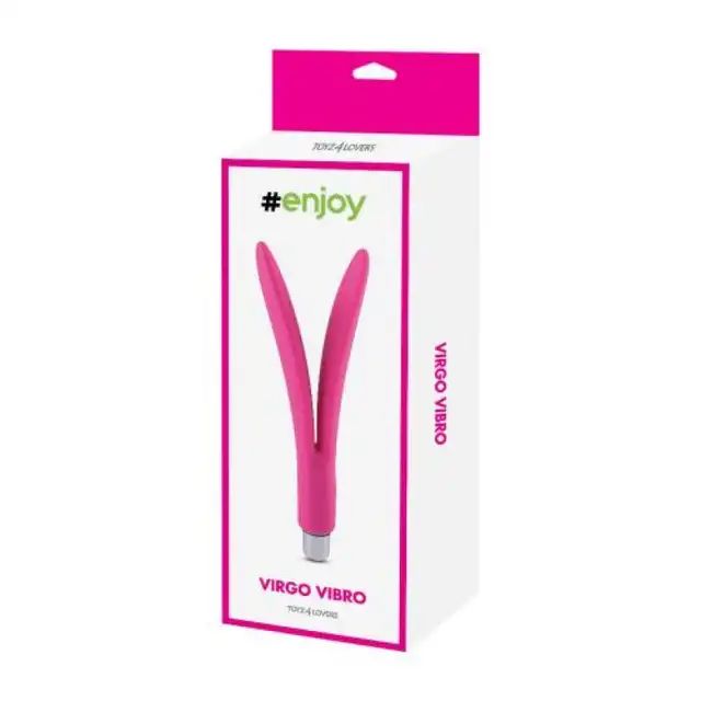 Toyz 4 Lovers - Vibrator Virgo. Podwójny, wielofunkcyjny wibrator w kolorze różowym. Wysoka jakość doznań. 