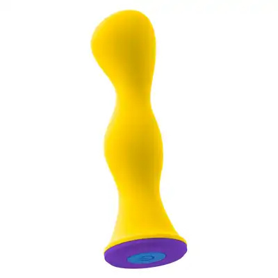 Bunt. - Anal vibrator - wibrator analny z giętką główką. Wodoodporny i w elektryzującym kolorze!
