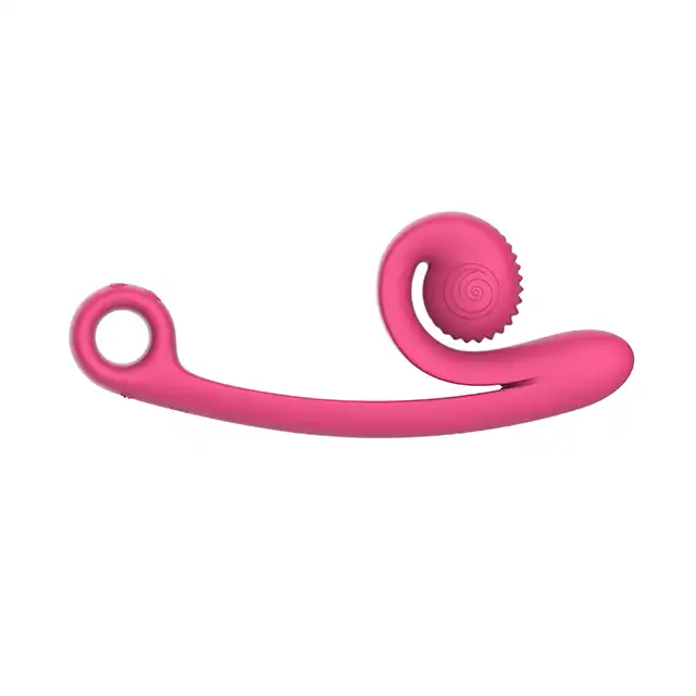 Snail Vibe - Curve Vibrator Pink USB. Innowacyjny wibrator z rozwijającym się stymulatorem łechtaczki. 2 potężne silniczki i nowe doznania!