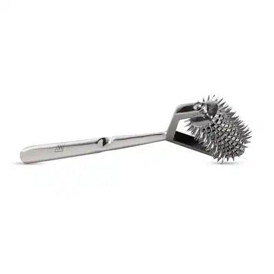 Sinner Gear - Unbendable Pinwheel With 10 Wheels. Metalowe radełko o wygodnej rączce. Doskonałe do BDSM. 