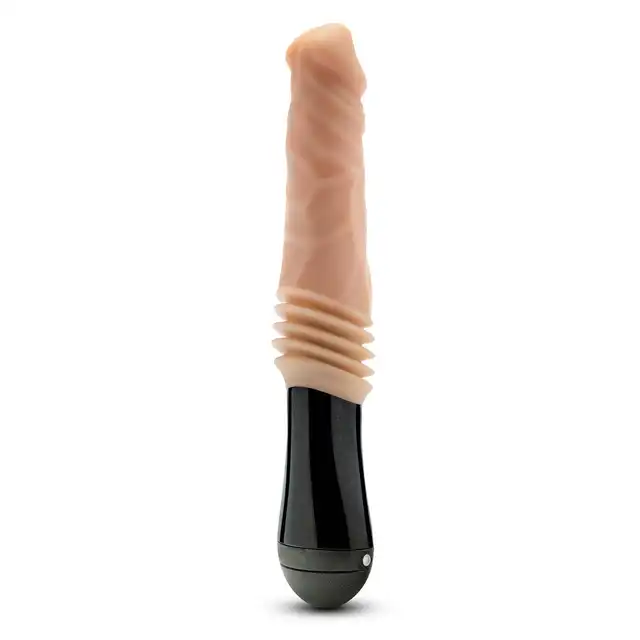 Dr. Skin - Dr. Knight Vibrator. Realistyczny wibrator z funkcją ruchu posuwistego, obrotowego i wibracji. Najnowocześniejsza technologia do ultra stymulacyjnej penetracji