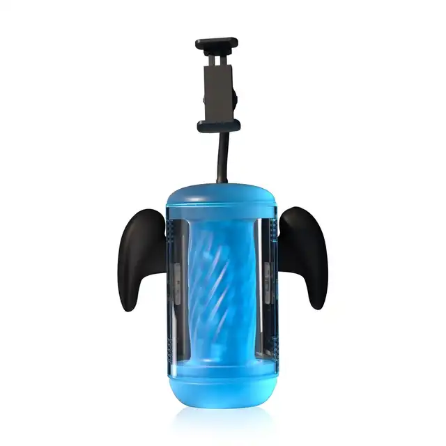 Blowcast - Wingman Lite Automatic Masturbator. Nowoczesny masturbator z uchwytem na telefon. Naturalistyczne doznania z najnowszymi technologiami