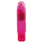 Toyz4Lovers - Jammy jelly gleamy glitter pink - wibrator żelowy z brokatem! Różowy