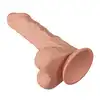 Baile - Beautiful Buraq. Realistyczne, żylaste dildo z jądrami i zarysowaną żołędzią. Podwójny, elastyczny materiał doskonale imituje ludzką skórę