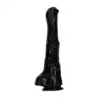 Real Rapture - Black Pegasus horse dildo - ogromne dildo w kształcie penisa konia. Czarne