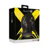 Ouch! - Zip-up Bondage Mask Black - podwójna maska! Rozepnij zamek i zobacz oczy partnera