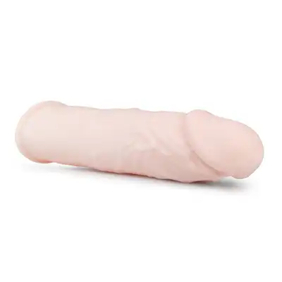 Easy Toys - The Extender Sleeve - Flesh - realistyczna nakładka na penisa. Dłuższy i grubszy penis!