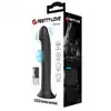 Pretty Love - Murray Black. Czarny, ultra gładki wibrator z przyssawką, wibracje w główce i na trzonie wibratora o orgazmicznej mocy