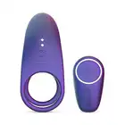 Hueman - Vibrating Cock Ring - podwójny ring na penisa z opcja wibracji i zdalnie sterowanym pilotem