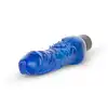 Easy Toys - Jelly Infinity Realistic Vibrator Blue. Żelowy, realistyczny wibrator o dodatkowych żłobieniach na trzonie, naturalna stymulacja z regulowaną wibracją