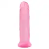 Toyz4Lovers - Nico Transparent Pink. Przejrzyste dildo w kolorze różowym z mocną przyssawką. 20 cm długości, 4,5 cm średnicy