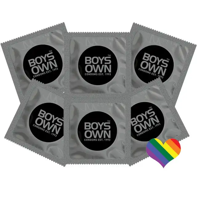 EXS - Boys Own 1szt. Wzmacniane prezerwatywy do seksu analnego, dodatkowo wzmocnione, przeznaczone do intensywnej penetracji