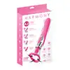 Harmony - Fushia Yoba - wibrator do łechtaczki z opcją ssania i specjalnego języczka. Dwustronny wibrator