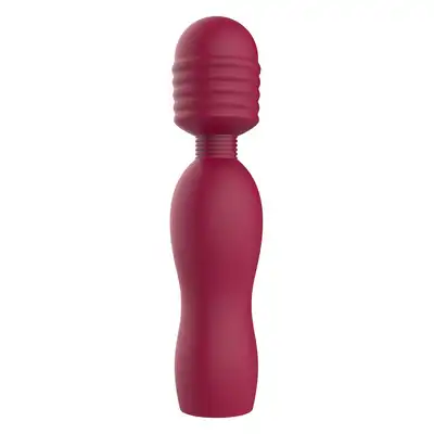 Dream Toys - Glam Travel Wand. Bordowa,e elegancka mini, magiczna różdżka doskonała do zabrania w podróż!