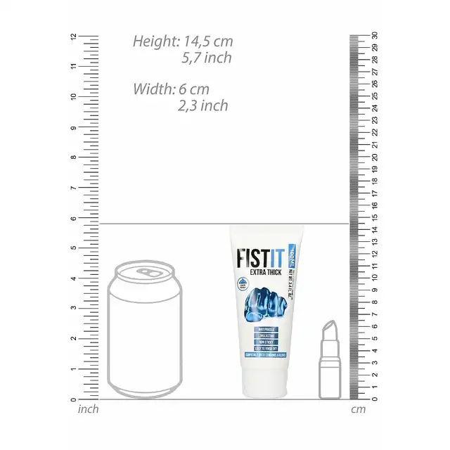 Fist It - Extra Thick 100 ml. Wydajny, gęsty żel do fistingu. Przezroczysty i bezzapachowy, pełnia naturalności