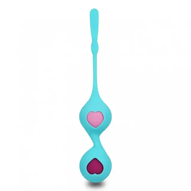 Passion Labs - Vaginal Kegel Set Stella. Turkusowy,  ergonomiczny treningowy zestaw kulek gejszy do ćwiczenia mięśni kegla. Wykonane z wysokiej jakości silikonu. 