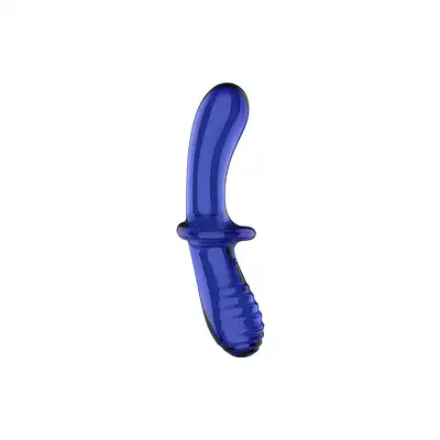 Satisfyer - Double Crystal Light Blue. Dwustronne dildo ze szkła borokrzemowego odpornego na pękanie. Uniwersalne zastosowanie z wykonaniem na najwyższym poziomie