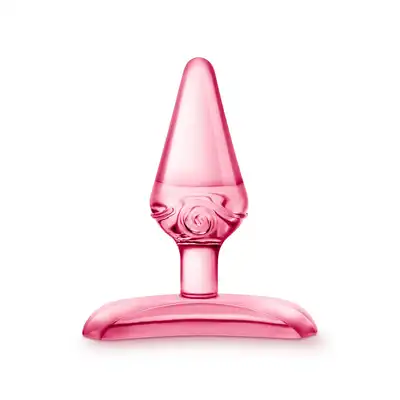 Play With Me – Jolly Plug Pink. Różowa, mała wtyczka analna z szeroką podstawą wykonana z elastycznego, miękkiego TPE