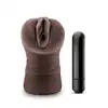 Hot Chocolate - Brianne Chocolate. Realistyczny masturbator z cyberskóry. Wibrujący bullet dla intensywnych doznań. Doskonała jakość i realistyczny odlew!