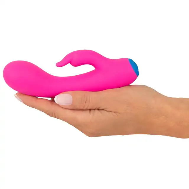 Bunt. - rabbit vibrator - wibrator z króliczkiem dla podwójnej przyjemności! Uroczy różowy kolor