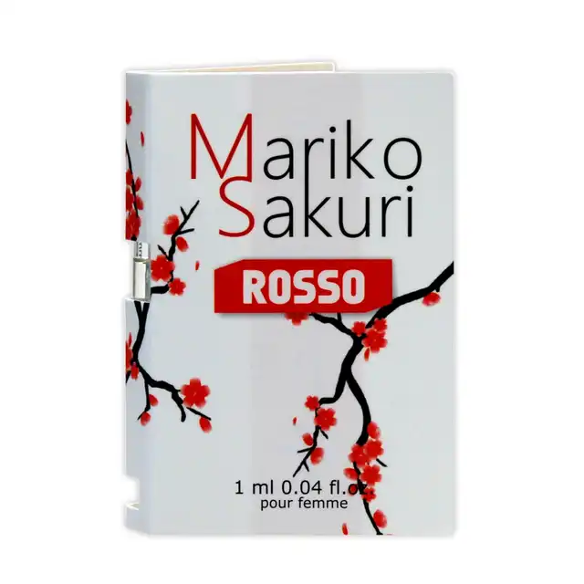 Mariko Sakuri - ROSSO. Próbka feromonów o zapachu kojarzącym się z wyrafinowanym luksusem, elegancją i wytwornym stylem