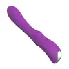 Elys – Convex Purple USB. Fioletowy silikonowy wibrator z delikatnym kształcie S. Doskonały do stymulacji punktu G. 9 trybów wibracji