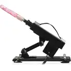 SDD Erotica - Sex Machine Vibrator Pink. Mała, regulowana sex maszyna z różowym dildo. Do 420 ruchów na minutę!
