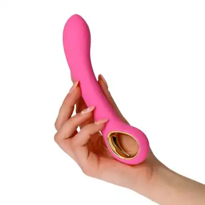 Toyz4Lovers - Handy Vibrator Line grip - klasyczny wibrator z wygodnym uchwytem. Różowy