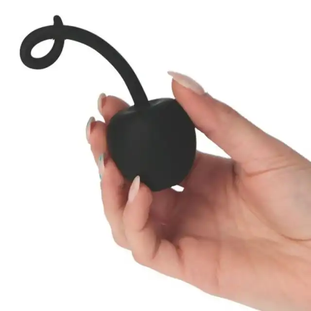 Silicone - My Secret Cherry. Słodka wisienka waginalna lub analna. Pojedyncza kulka do stymulacji