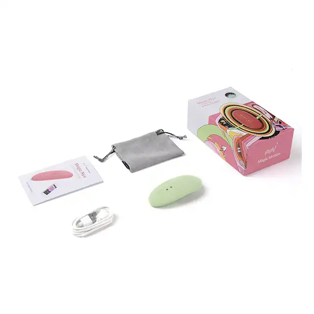 Magic Motion - Nyx Smart Panty Vibrator Green. Wibrująca, zielona, zdalnie sterowana przez aplikację wkładka do majtek z funkcją budzenia. Poznaj niesamowite możliwości!