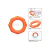 Calexotics - Alpha Ring Liquid Silicone Sexagon Ring. Ultra rozciągliwy pierścień erekcyjny wykonany z płynnego silikonu o unikalnym sześciokątnym wzorze, zapewniający doskonałe wsparcie dla erekcji