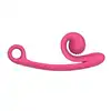 Snail Vibe - Curve Vibrator Pink USB. Innowacyjny wibrator z rozwijającym się stymulatorem łechtaczki. 2 potężne silniczki i nowe doznania!