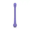 Good Vibes Only - Double End Vibrator Leah - Purple. Wibrator podwójny, o 10 cudownych trybach wibracji, wykończone ultra gładkim silikonem